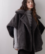 テディベアポンチョコート