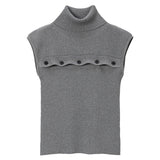 カットオフノースリーブサマーニット