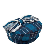 【新春セール】チェックリボンベレー帽