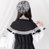 ポンチョ風袖切替ワンピース