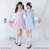 ポンチョ風袖切替ワンピース