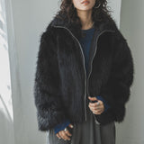 【新春セール】ファーシャギージャケットアウター