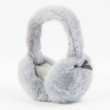 ボリュームファーリボンイヤーカフ