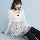 チュールドッキングミニワンピース【大きいサイズ有】