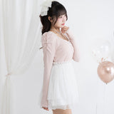 チュールドッキングミニワンピース【大きいサイズ有】