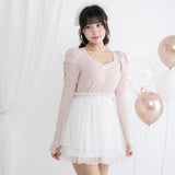 チュールドッキングミニワンピース【大きいサイズ有】