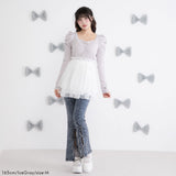 チュールドッキングミニワンピース【大きいサイズ有】