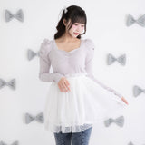 チュールドッキングミニワンピース【大きいサイズ有】