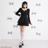 チュールドッキングミニワンピース【大きいサイズ有】