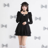 チュールドッキングミニワンピース【大きいサイズ有】