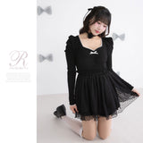 チュールドッキングミニワンピース【大きいサイズ有】