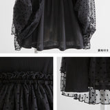 チュールドッキングミニワンピース【大きいサイズ有】