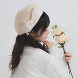 RSハートチャーム付リボンベレー帽