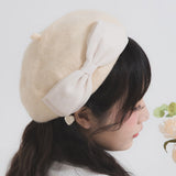 RSハートチャーム付リボンベレー帽