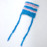 【新春セール】カラフル猫ボーダーニット帽