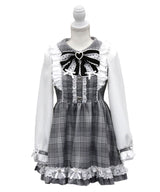 バラレースパールリボンハートビジューワンピース