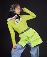 【最上もが着用】【メール便】プリント大判スカーフ/バンダナ