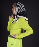 【最上もが着用】【メール便】プリント大判スカーフ/バンダナ