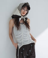 【最上もが着用】【メール便】プリント大判スカーフ/バンダナ