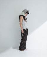 【最上もが着用】【メール便】プリント大判スカーフ/バンダナ