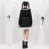 はしごレースフリルリボンブラウス