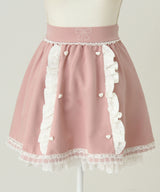 リボン刺繍ギャザースカート
