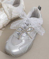 【メール便】選べるリボンシューレース/スニーカーアクセサリー