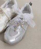 【メール便】選べるリボンシューレース/スニーカーアクセサリー