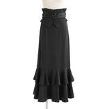 コルセットベルト付マーメイドスカート【大きいサイズ有り】