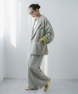 ダブルボタンオーバーサイズジャケット【セットアップ対応】