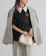 ダブルボタンオーバーサイズジャケット【セットアップ対応】