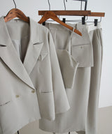 ダブルボタンオーバーサイズジャケット【セットアップ対応】