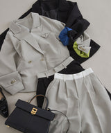 ダブルボタンオーバーサイズジャケット【セットアップ対応】