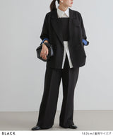 ダブルボタンオーバーサイズジャケット【セットアップ対応】