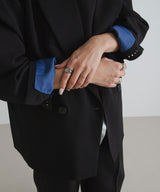 ダブルボタンオーバーサイズジャケット【セットアップ対応】