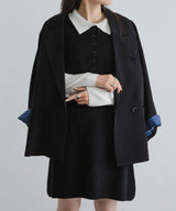 ダブルボタンオーバーサイズジャケット【セットアップ対応】