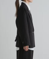 ダブルボタンオーバーサイズジャケット【セットアップ対応】