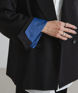 ダブルボタンオーバーサイズジャケット【セットアップ対応】