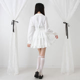 キラキラビジュレースリボンブラウス