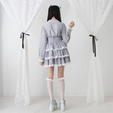 キラキラビジュレースリボンブラウス