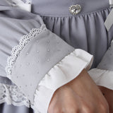 キラキラビジュレースリボンブラウス