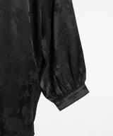 肩開きジップ2wayドラゴン柄配色チャイナブラウス/ワンピース