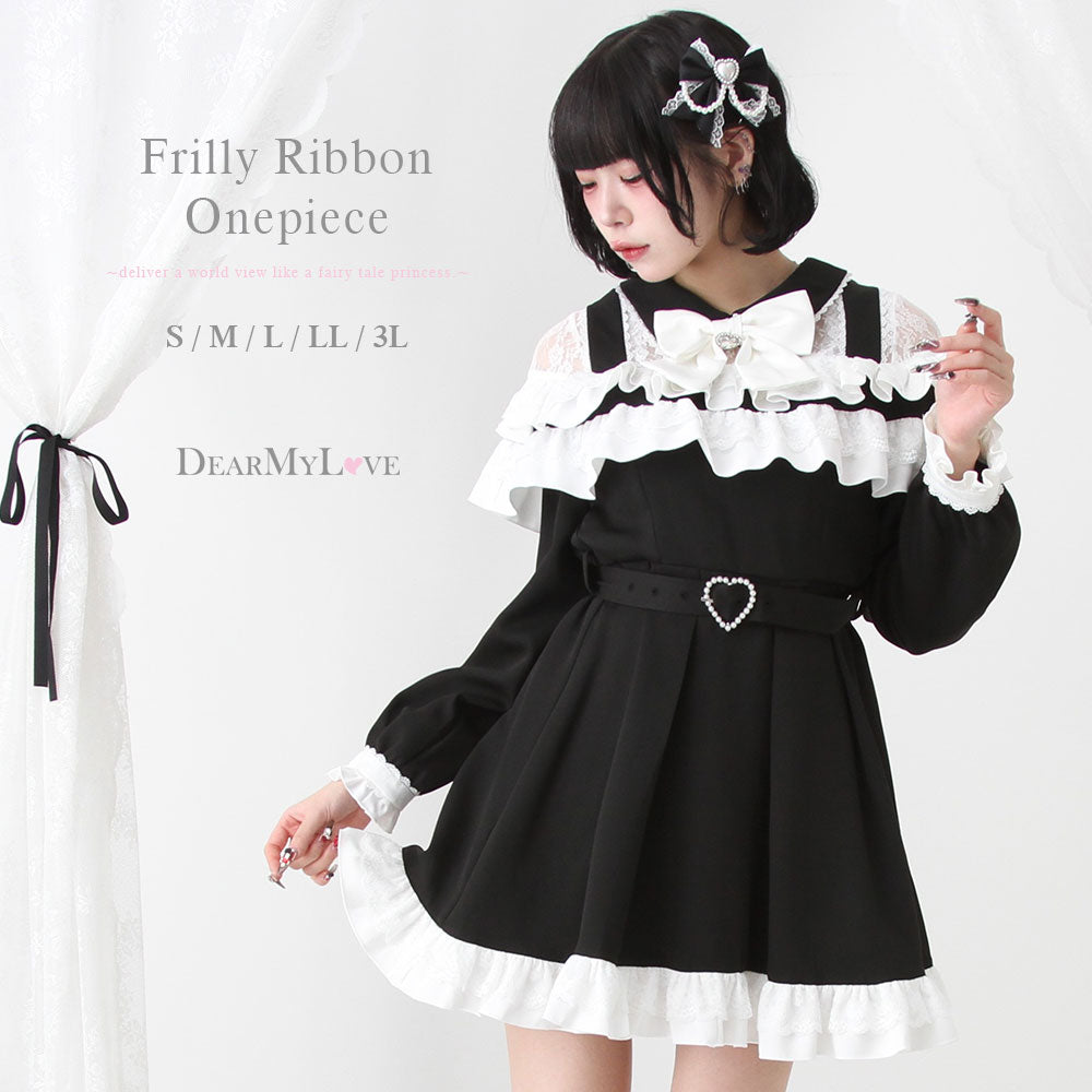 ディアマイラブ 夢展望 猫耳 ワンピース レース リボン フリル 姫ギャル 参戦服 ディアマイラブ(DearMyLove) ｜かわいいレディースファッション