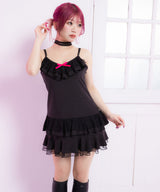 フリフリ姫ギャルキャミワンピース【大きいサイズ有】