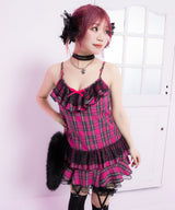 フリフリ姫ギャルキャミワンピース【大きいサイズ有】