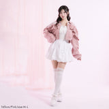 ヨークレースフリルショートブルゾン【大きいサイズ有り】