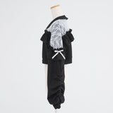 ヨークレースフリルショートブルゾン【大きいサイズ有り】