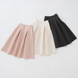 シンプルタックダンボールフレアスカート