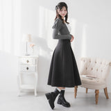 シンプルタックダンボールフレアスカート