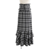 【4L〜6L】コルセットベルト付マーメイドスカート